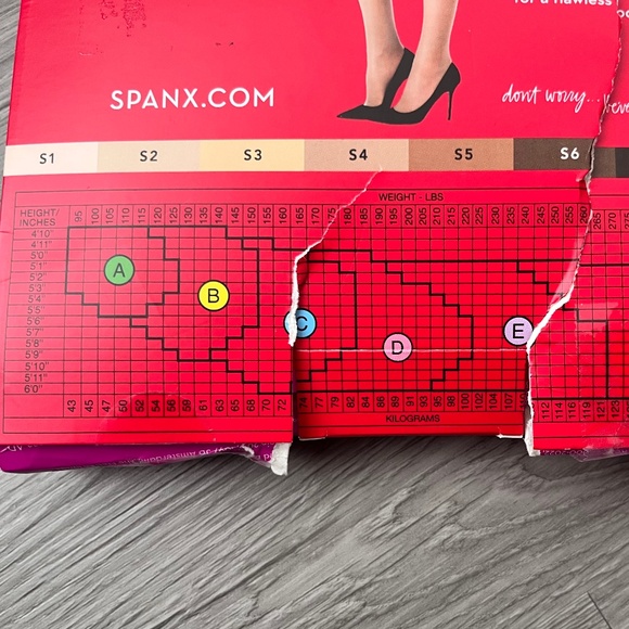 COPY - Spanx Firm Believer High Waisted Shaping Sheers Size E, S4 - Picture 6 of 7